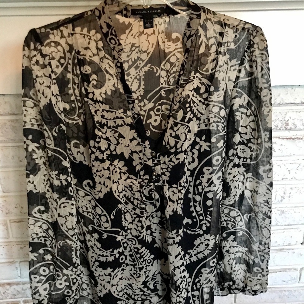 Banana republic layered top